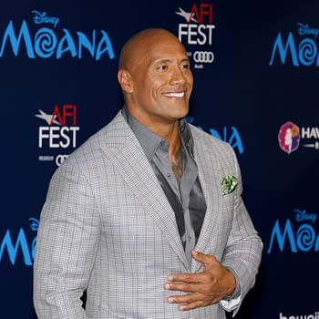 Dwayne Johnson at the AFI FEST 2016 Premiere of 'Moana' held at the El Capitan Theatre in Hollywood, USA on November 14, 2016. Editorial credit: Tinseltown / Shutterstock.com