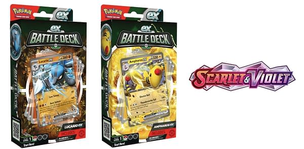 Pok Mon Tcg To Release Ampharos Ex Lucario Ex Battle Decks