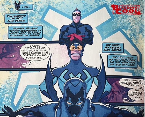 Blue Beetle Past Present Future And A Sidekick Dc Spoilers