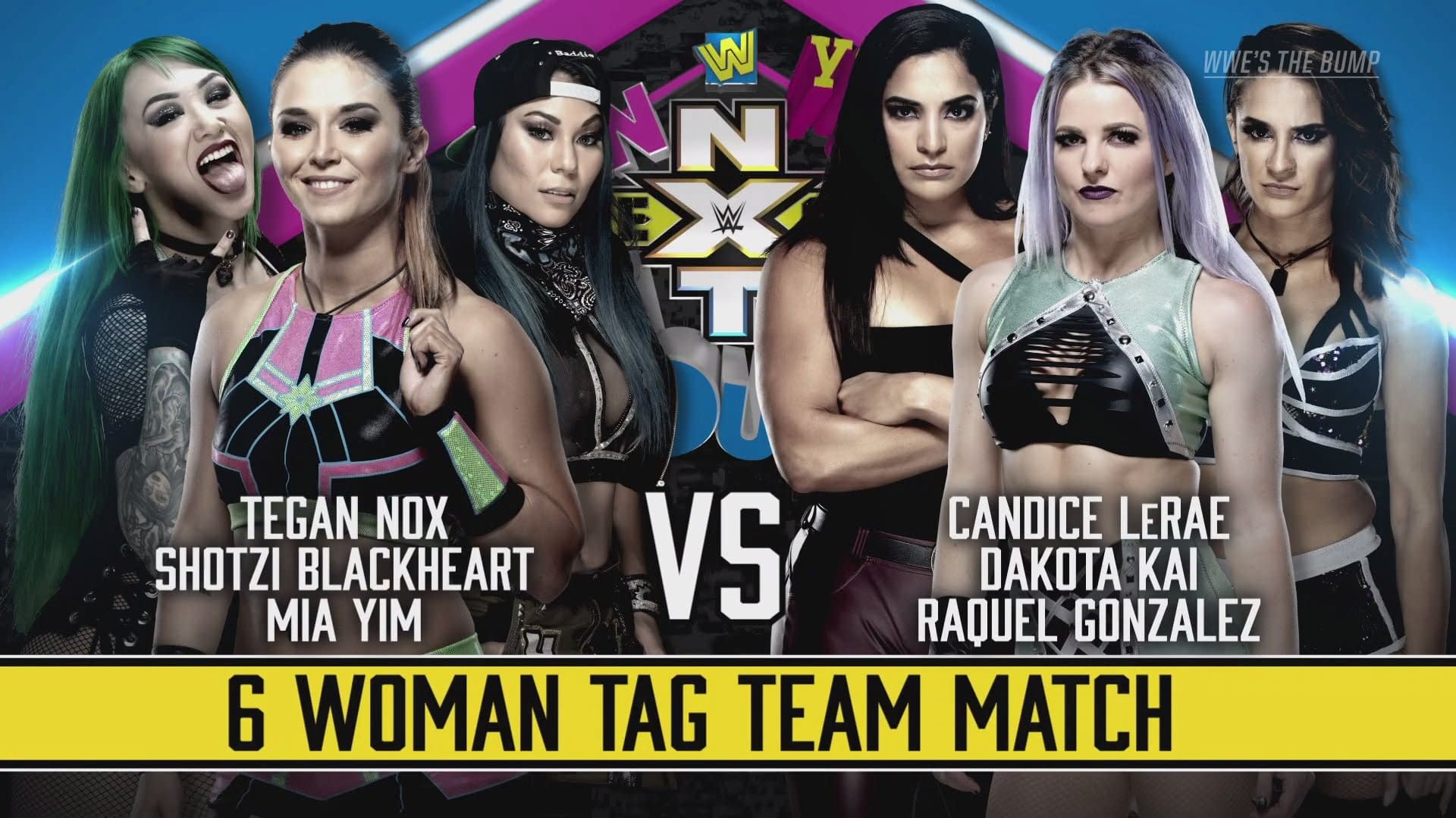 WWE NXT In Your House Results Six Woman Tag Team Match