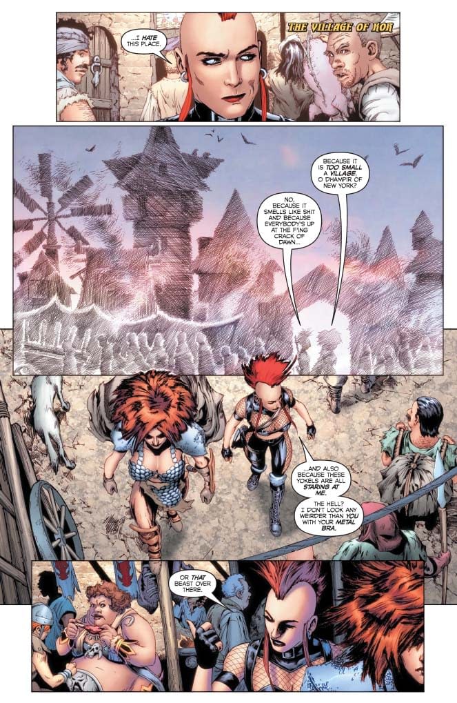 Erik Burnham S Writers Commentary On Red Sonja Age Of Chaos