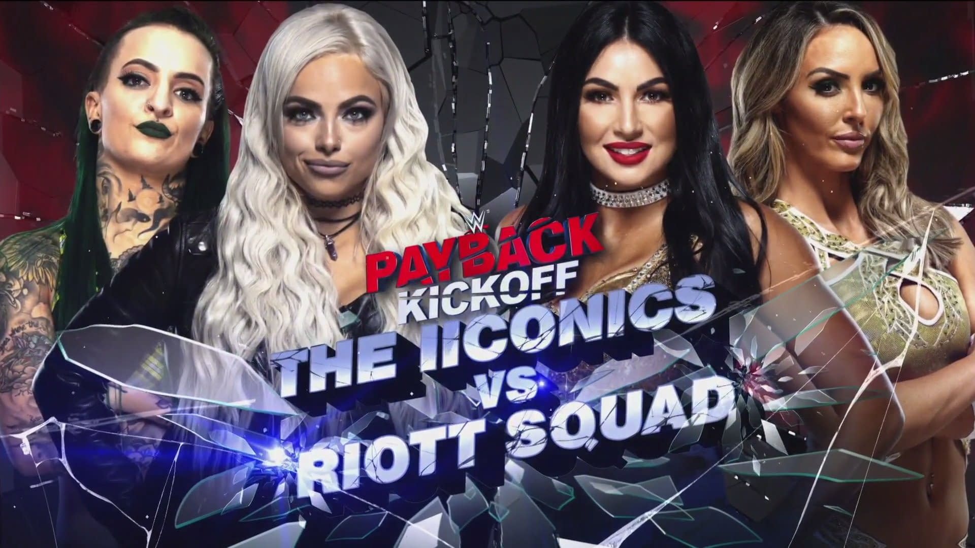 WWE Payback Results Kickoff Show Iiconics Vs Riott Squad