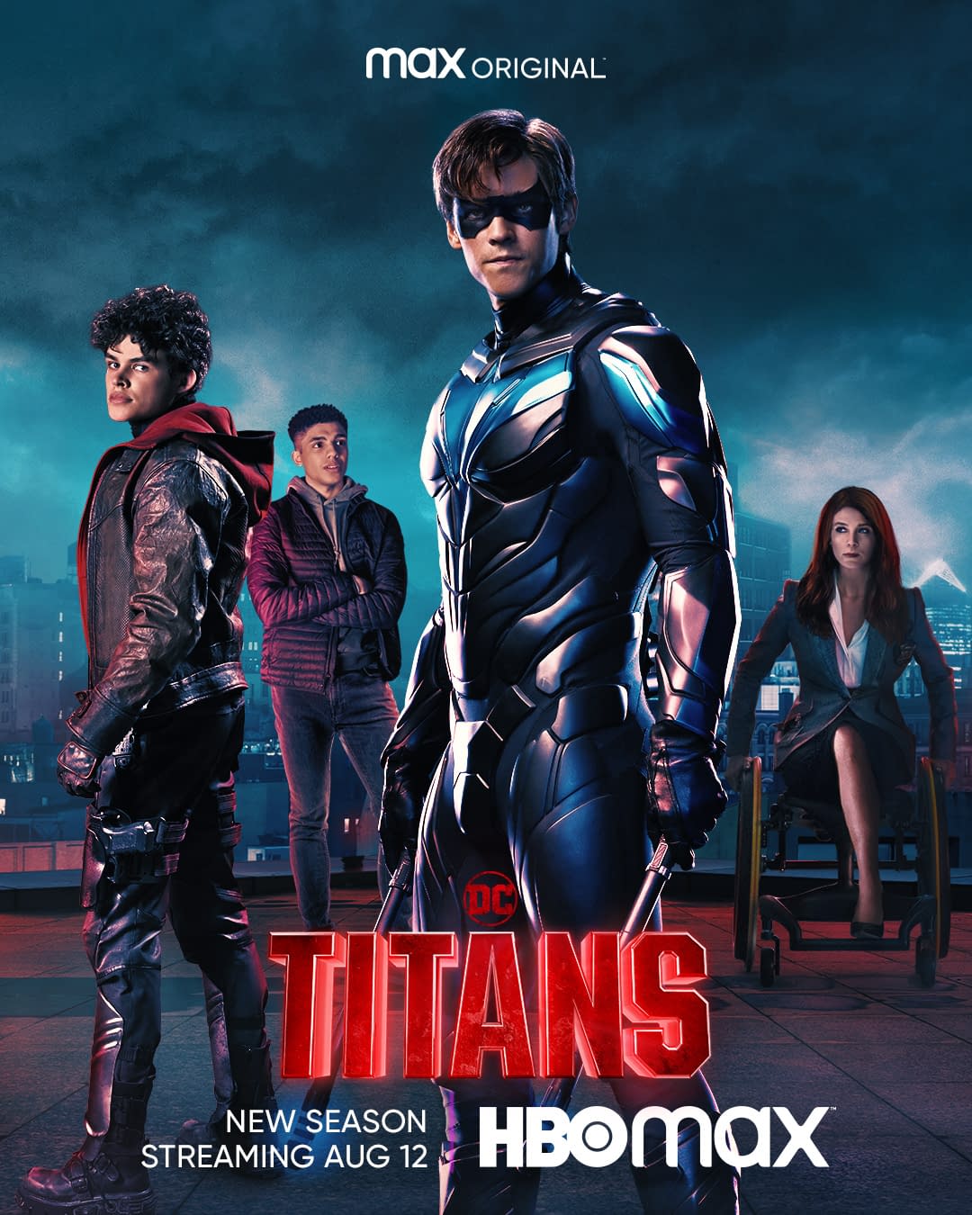 Titans Season Poster Key Art Heroes Will Rise To Stop Gotham S Fall