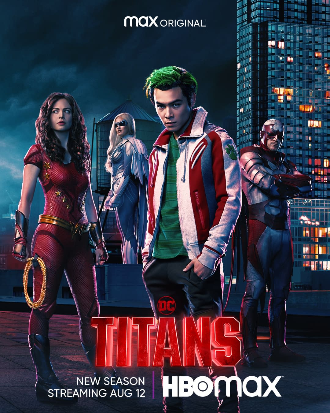 Titans Season Poster Key Art Heroes Will Rise To Stop Gotham S Fall