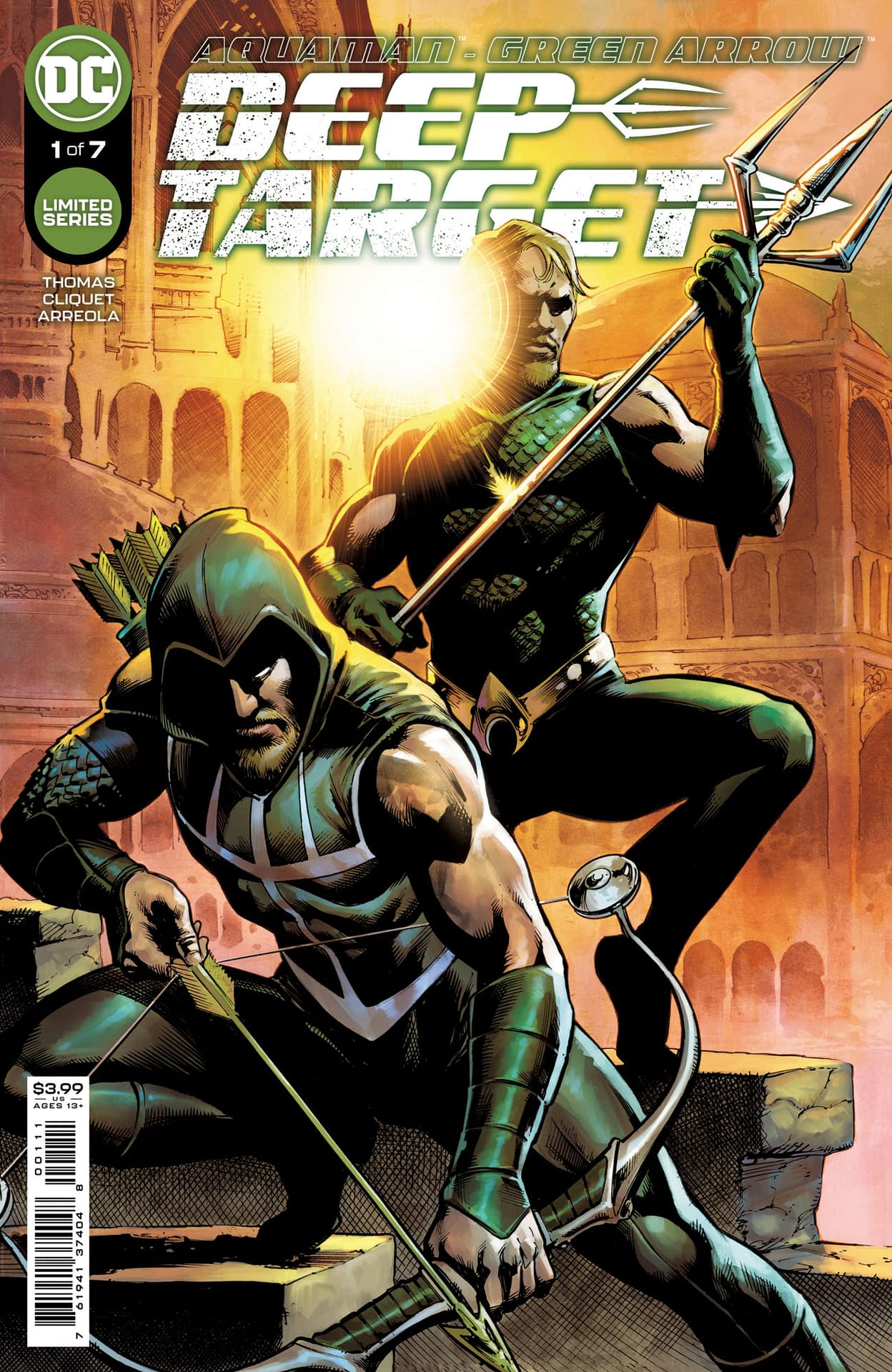 Aquaman Green Arrow Deep Target Preview A Jurassic Ripoff