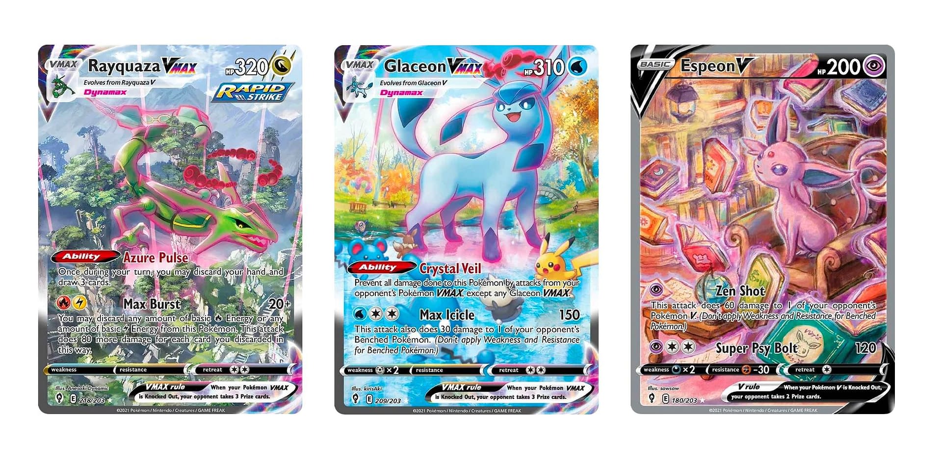 Top Cards Of Pok Mon Tcg Sword Shield Evolving Skies