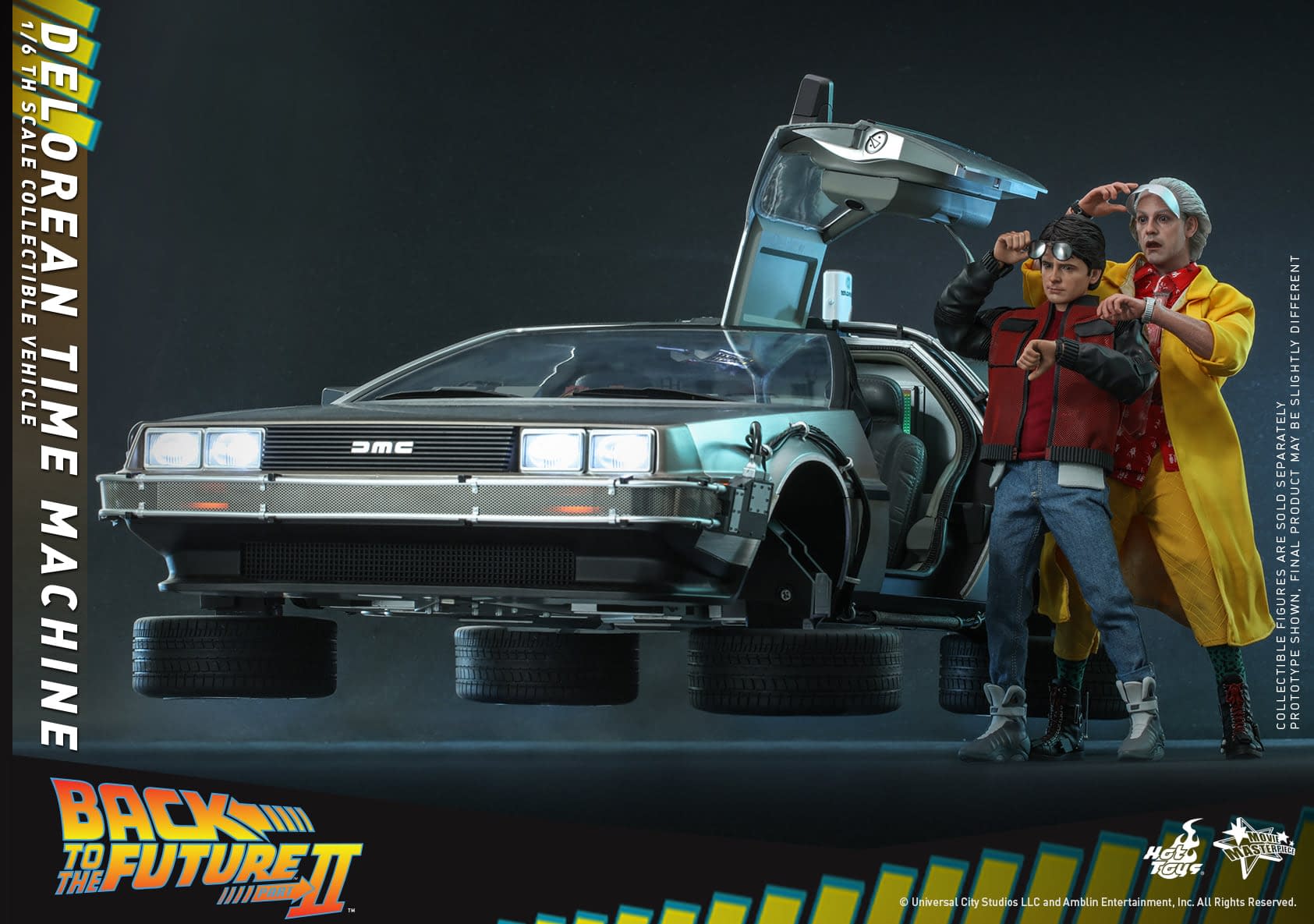 Back To The Future Delorean Time Machine Arrives At Hot Toys