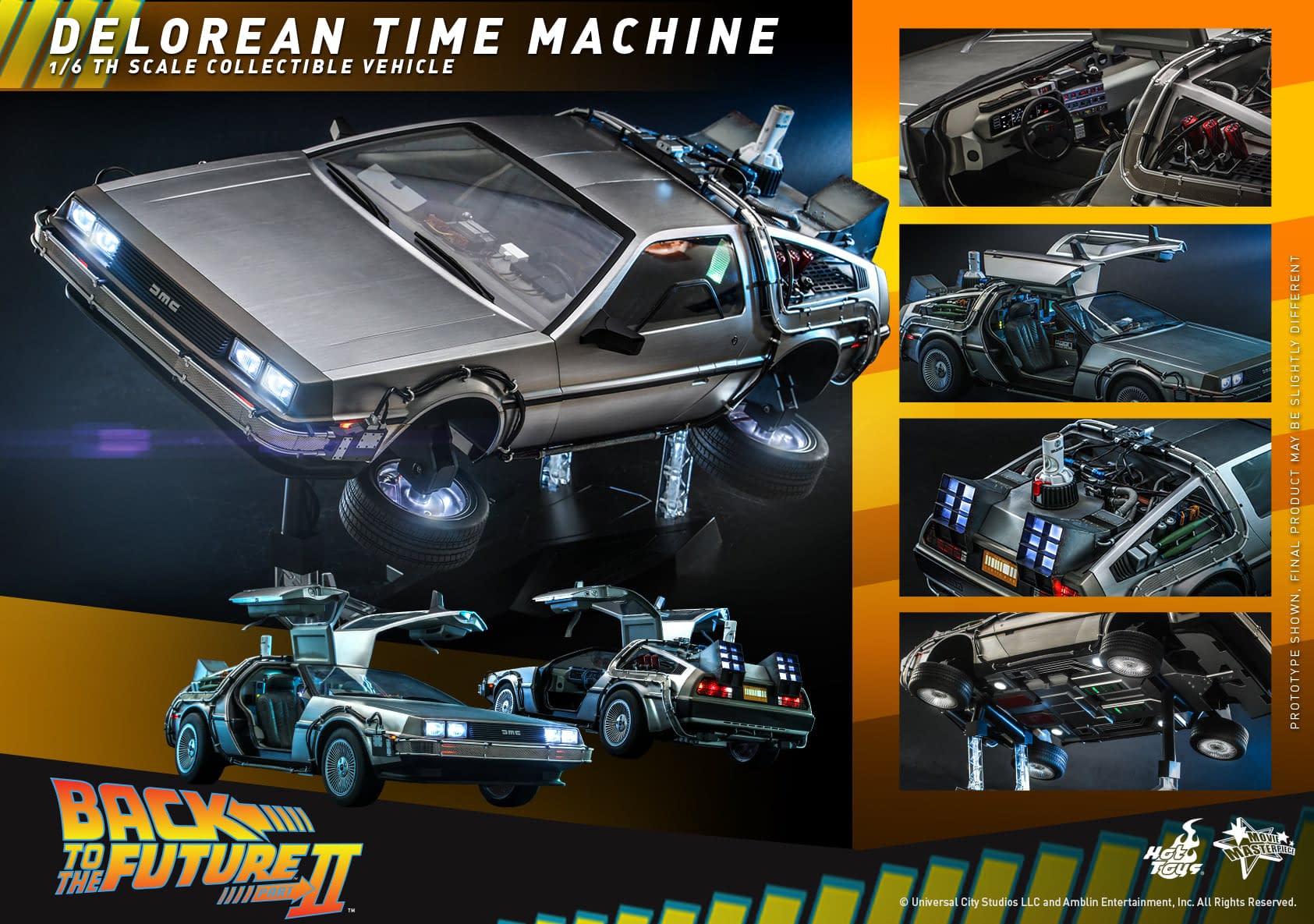 Back To The Future Delorean Time Machine Arrives At Hot Toys