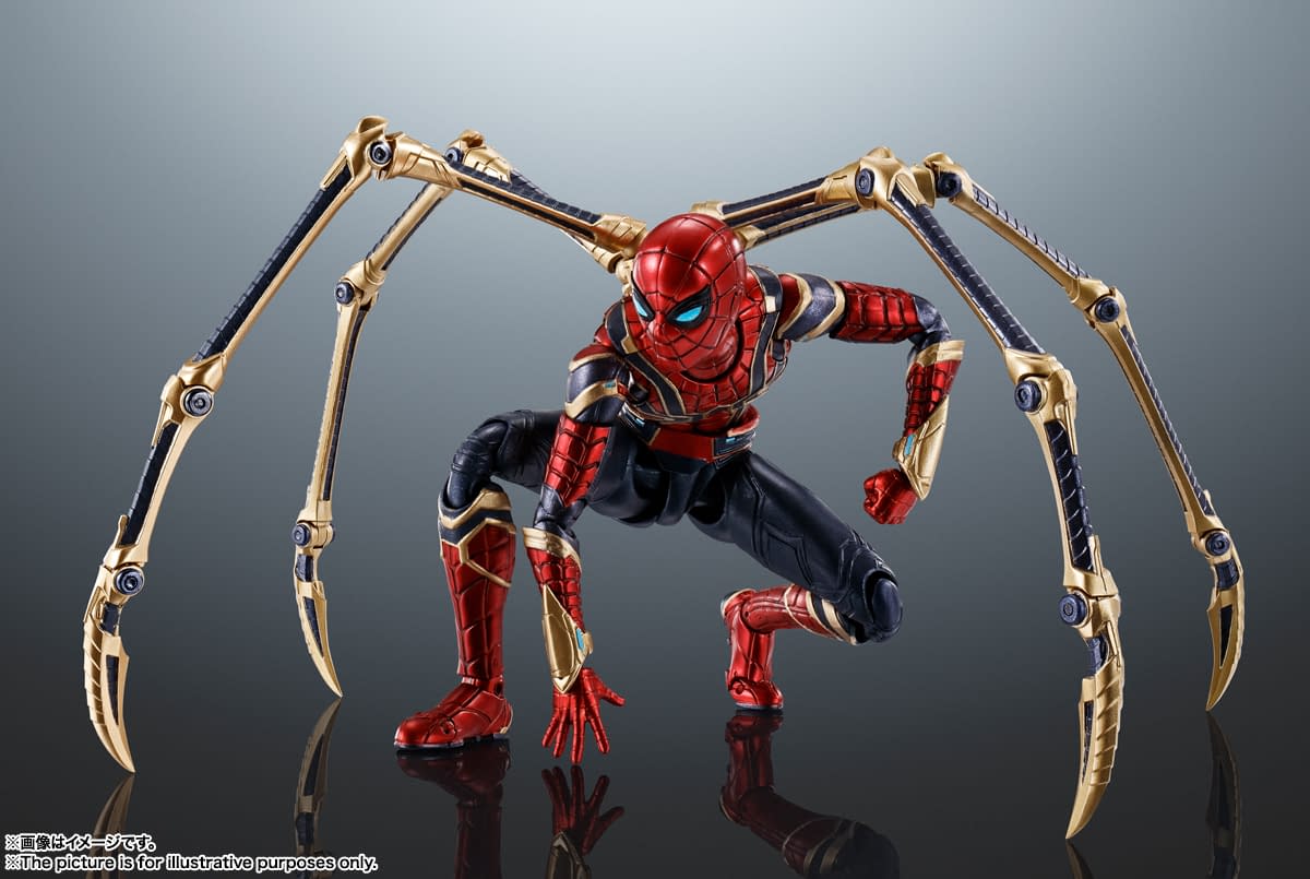 Spider Man No Way Home Iron Spider Swing On Into S H Figuarts