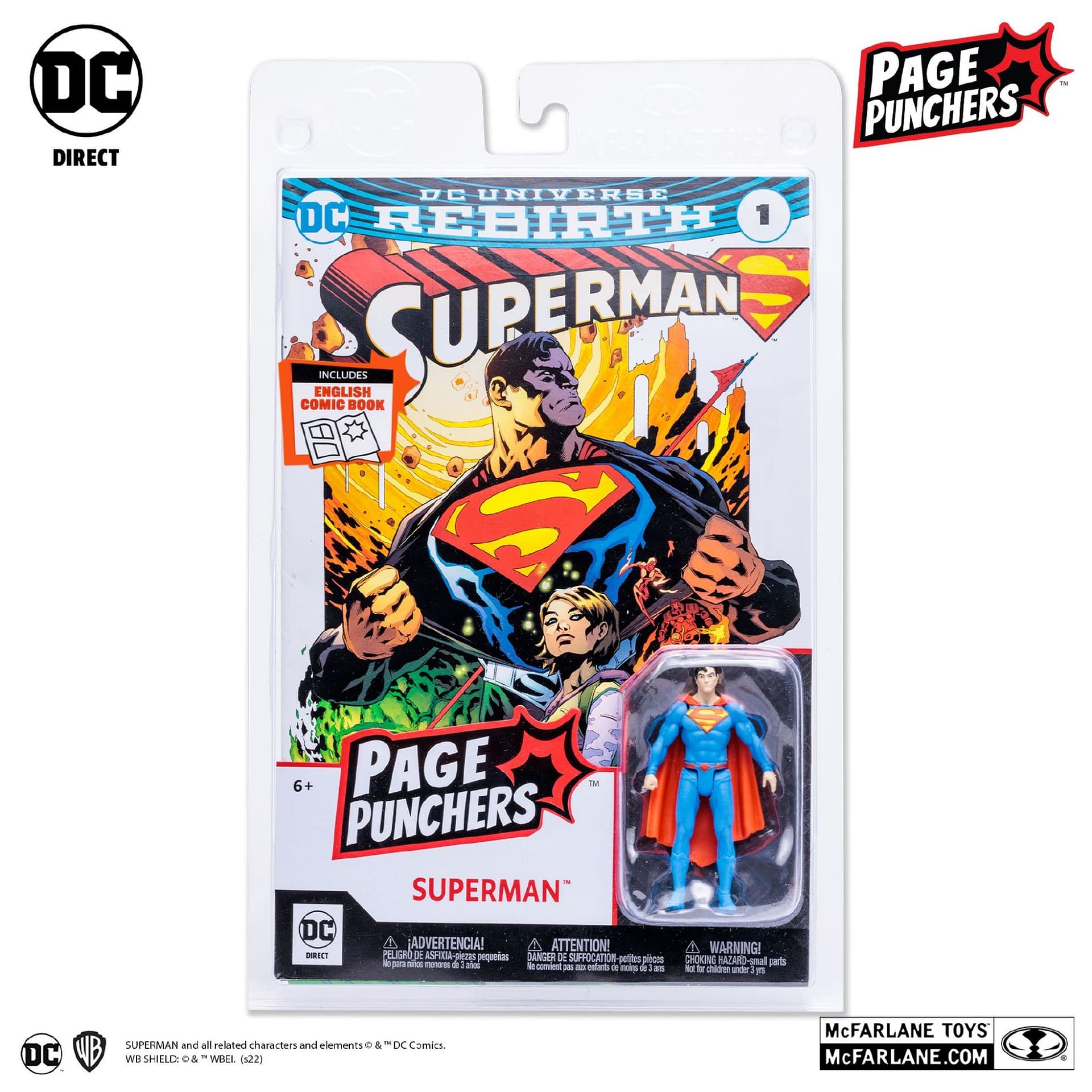 McFarlane Toys Announces Batman And Superman Comic Page Punchers