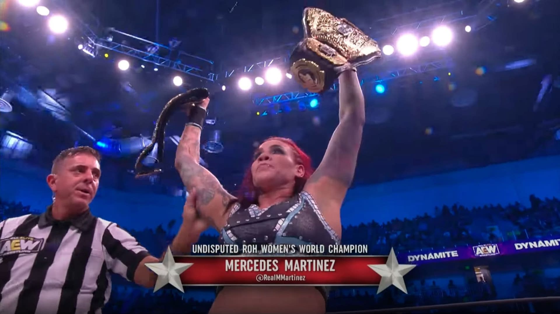 Mercedes Martinez Unifies ROH Women S Championship On AEW Dynamite