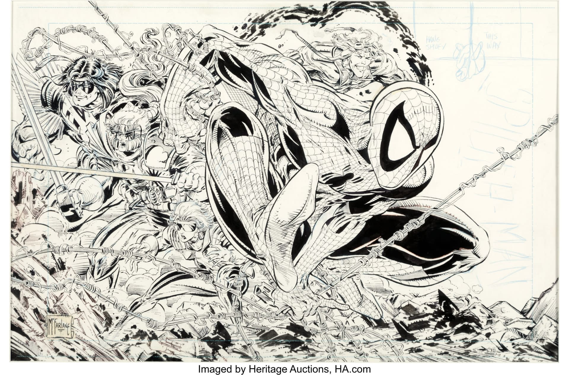 Entire Todd McFarlane Spider Man Art To Go For Over Half A Million