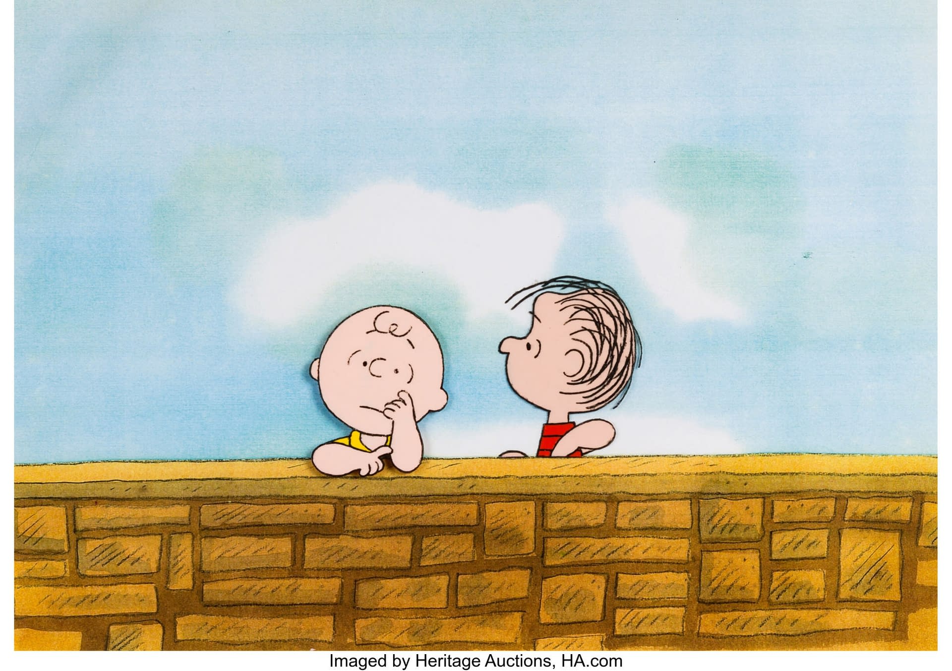 Peanuts The Charlie Brown Snoopy Show Production Cel Hits Auction