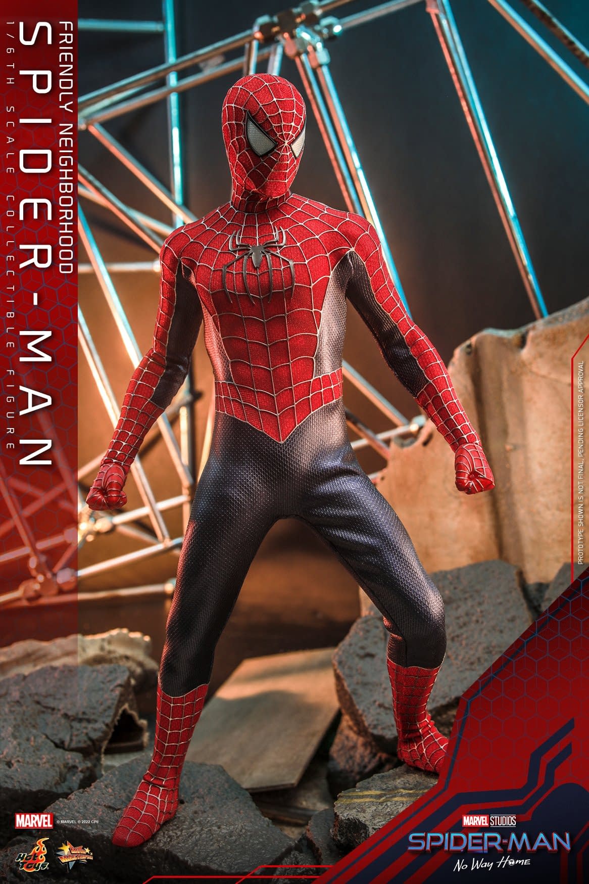 Hot Toys Spider Man No Way Home Friendly Neighborhood Spider Man 1 6