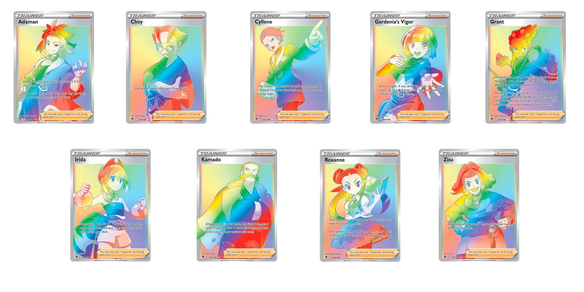 The Cards Of Pok Mon Tcg Astral Radiance Part Rainbow Trainers