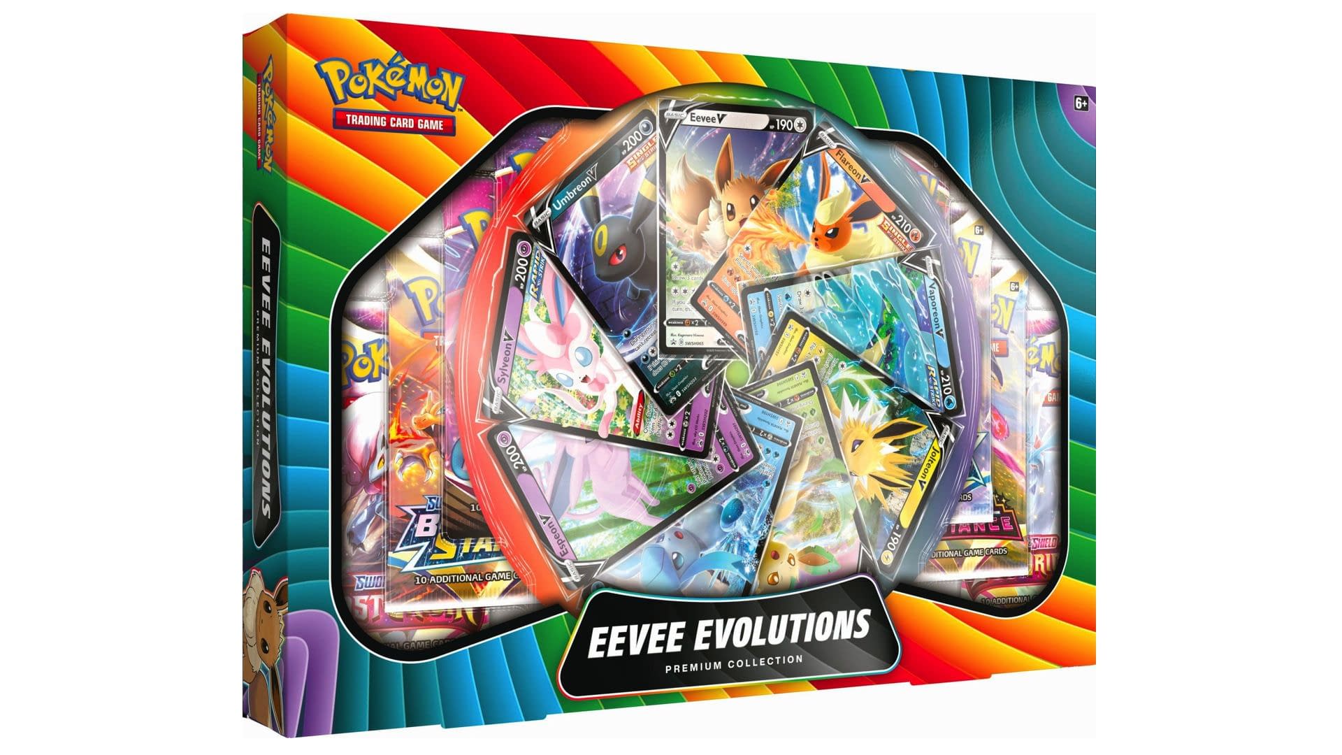 Pok Mon Tcg Reveals Gamestop S Eevee Evolutions Premium Collection