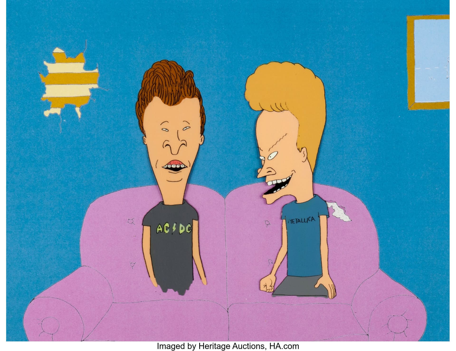 Immortalize Beavis And Butt Head S Iconic Couch Scene