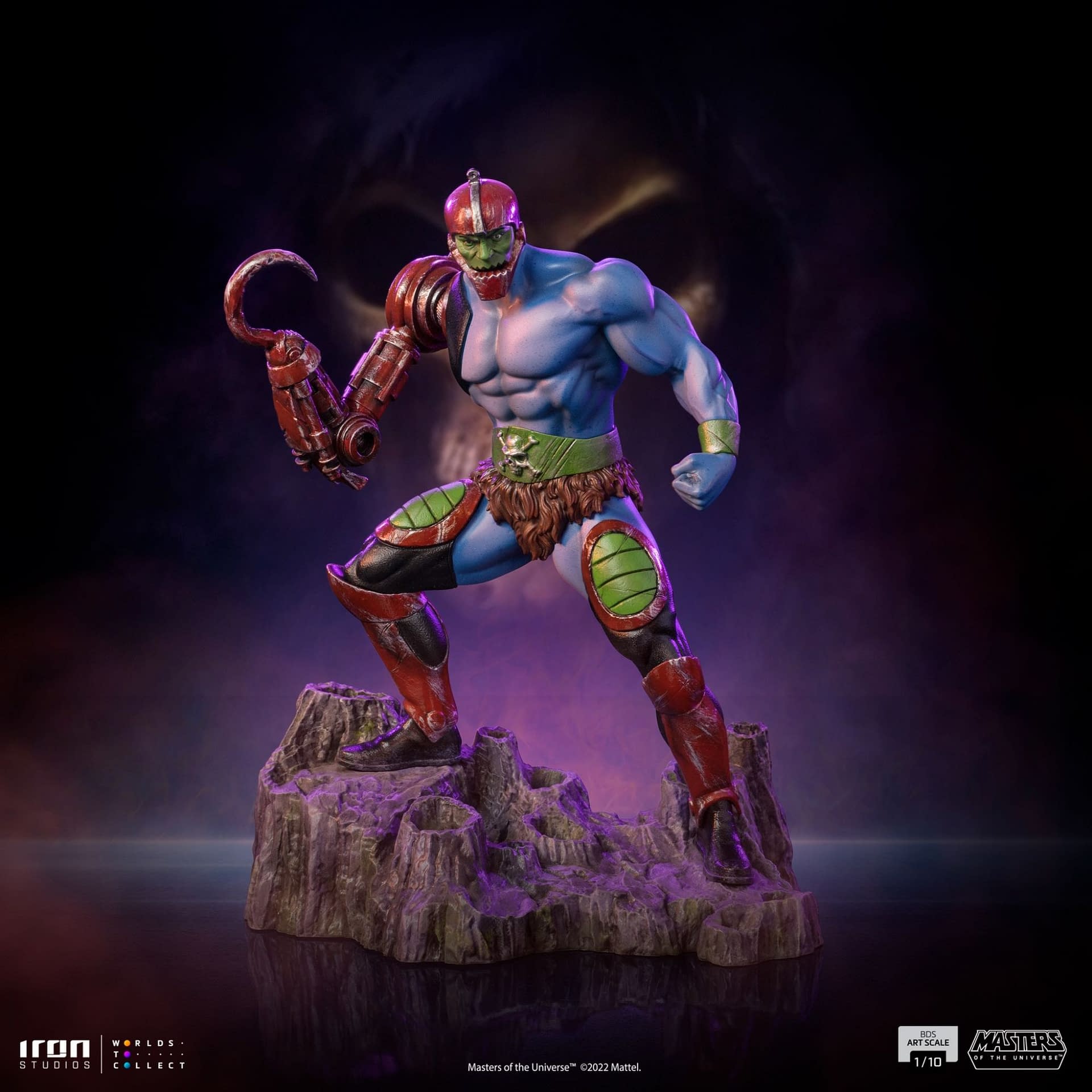 Masters Of The Universe Trap Jaw Brings Some Heat To Iron Studios