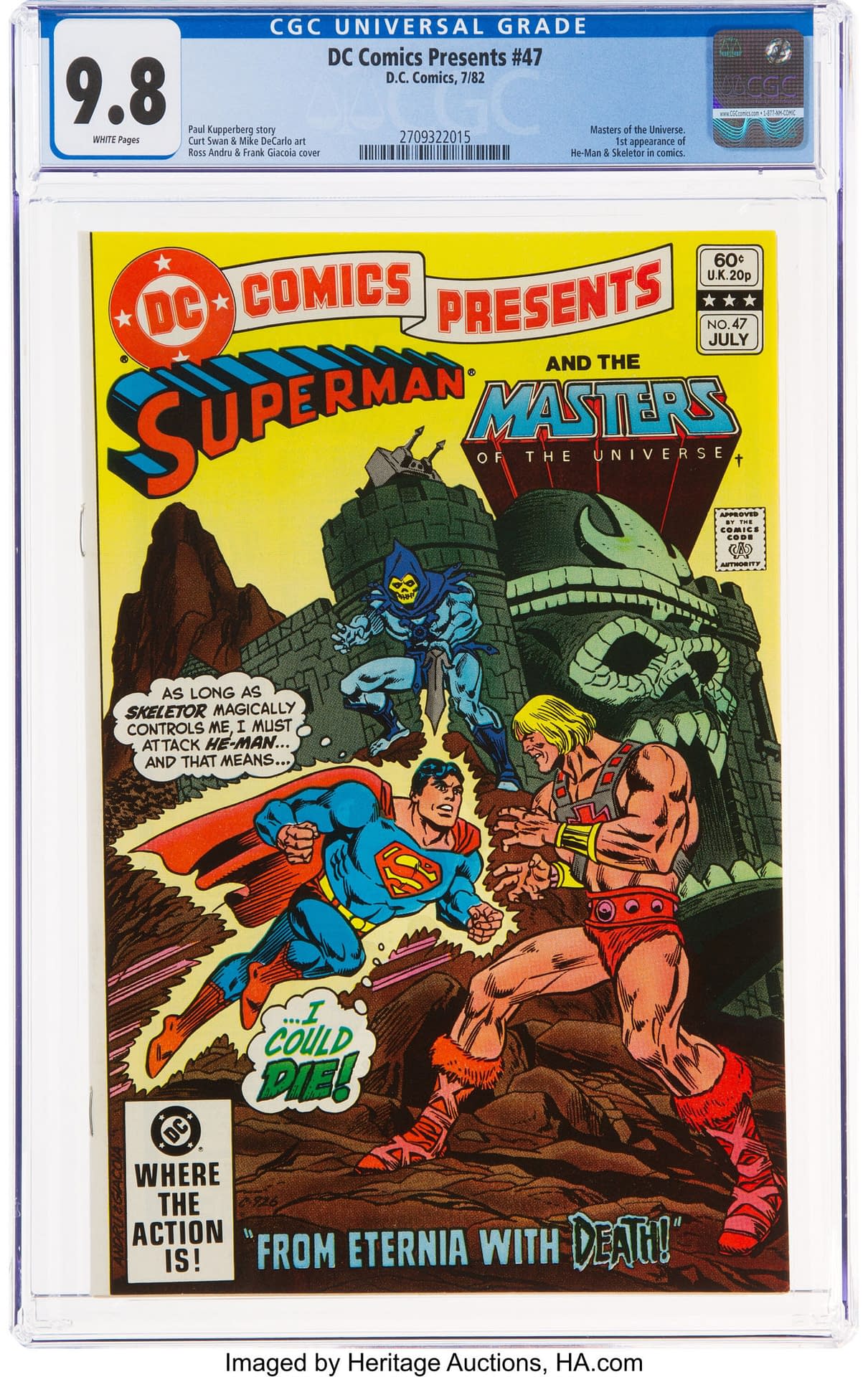 Masters Of The Universe Makes Its Comic Book Debut Up For Auction