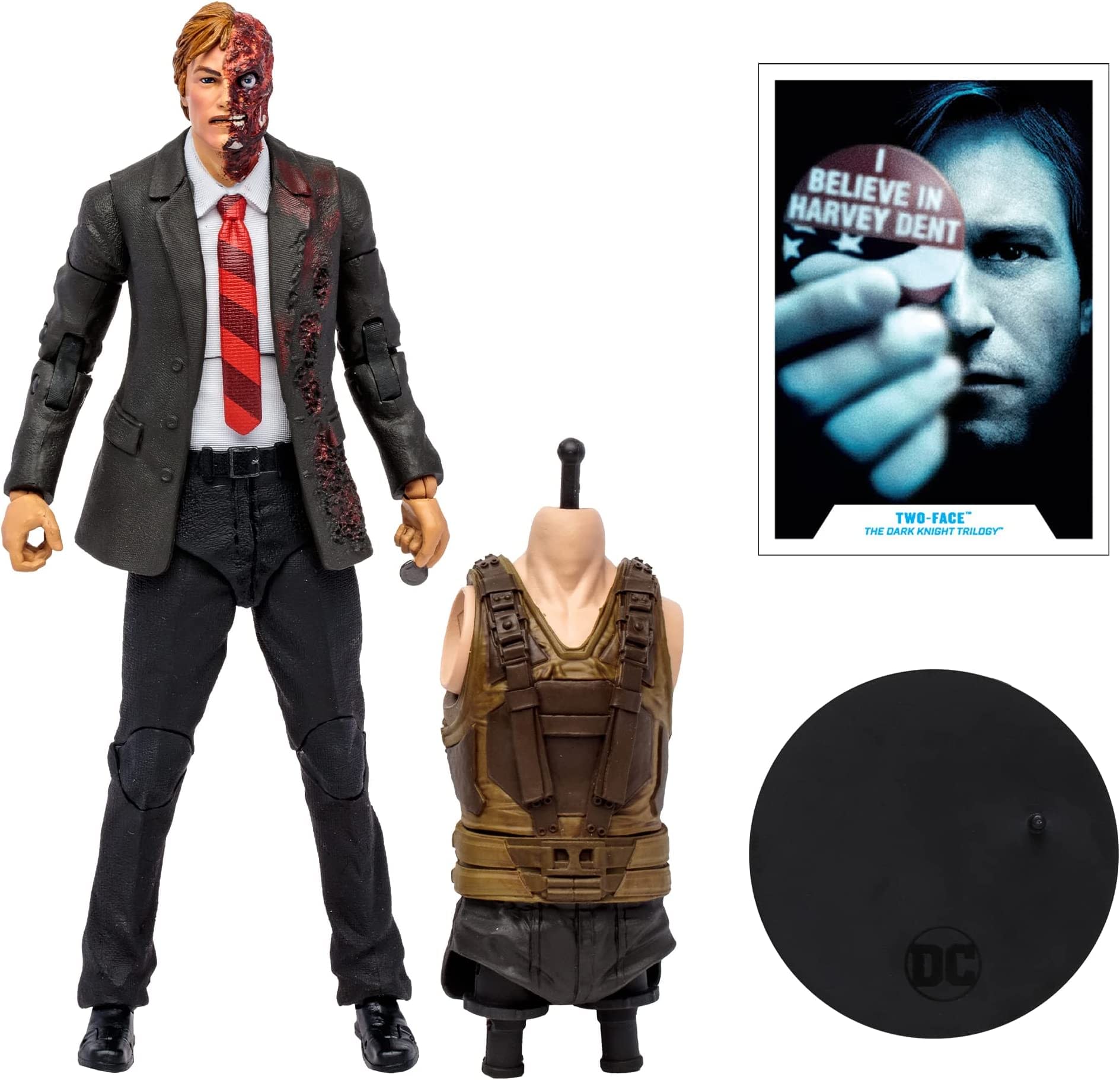 Harvey Dent Becomes Two Face Once Again With Mcfarlane Toys