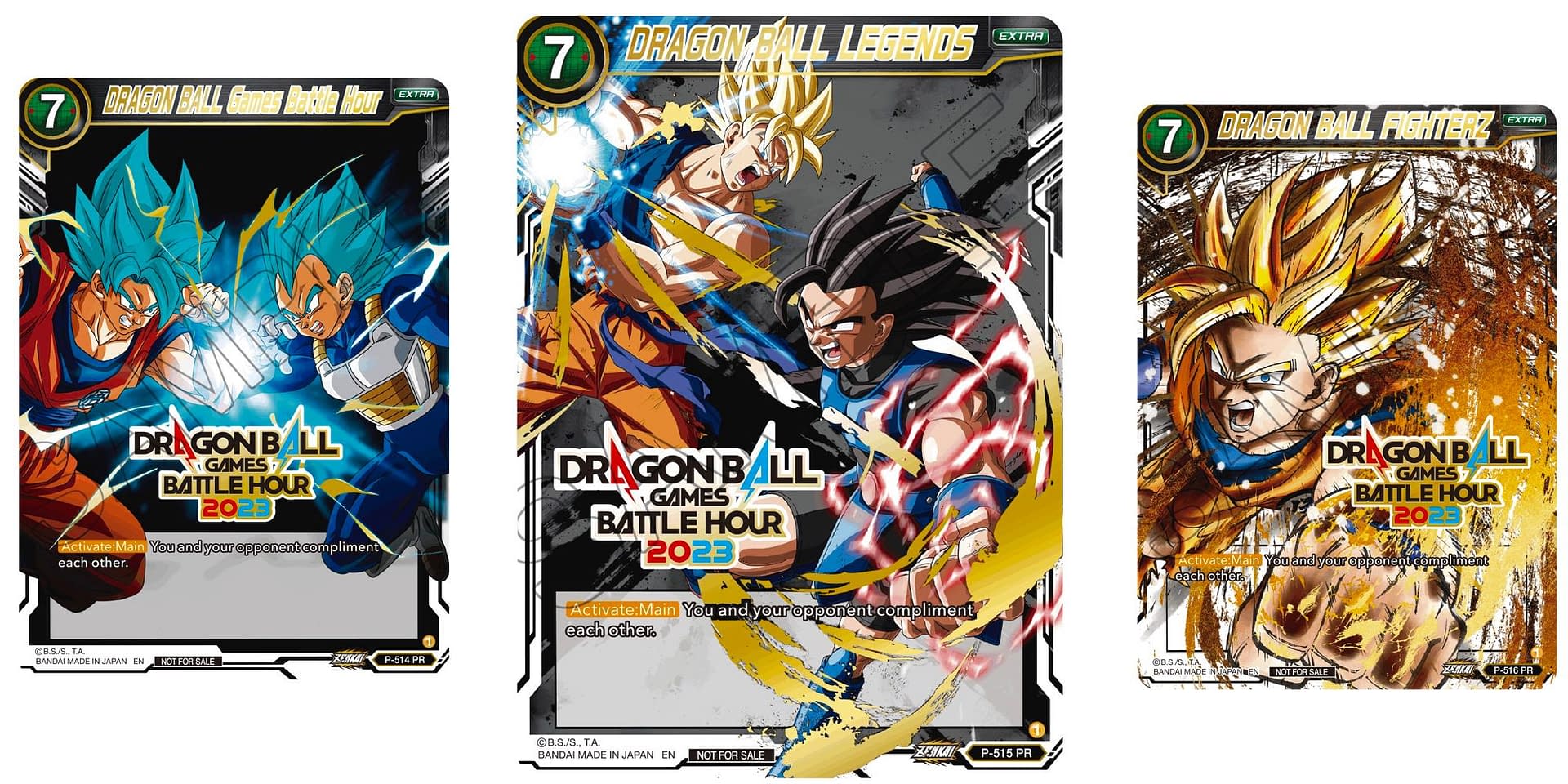 Dragon Ball Super Card Game Releases Battle Hour Promos