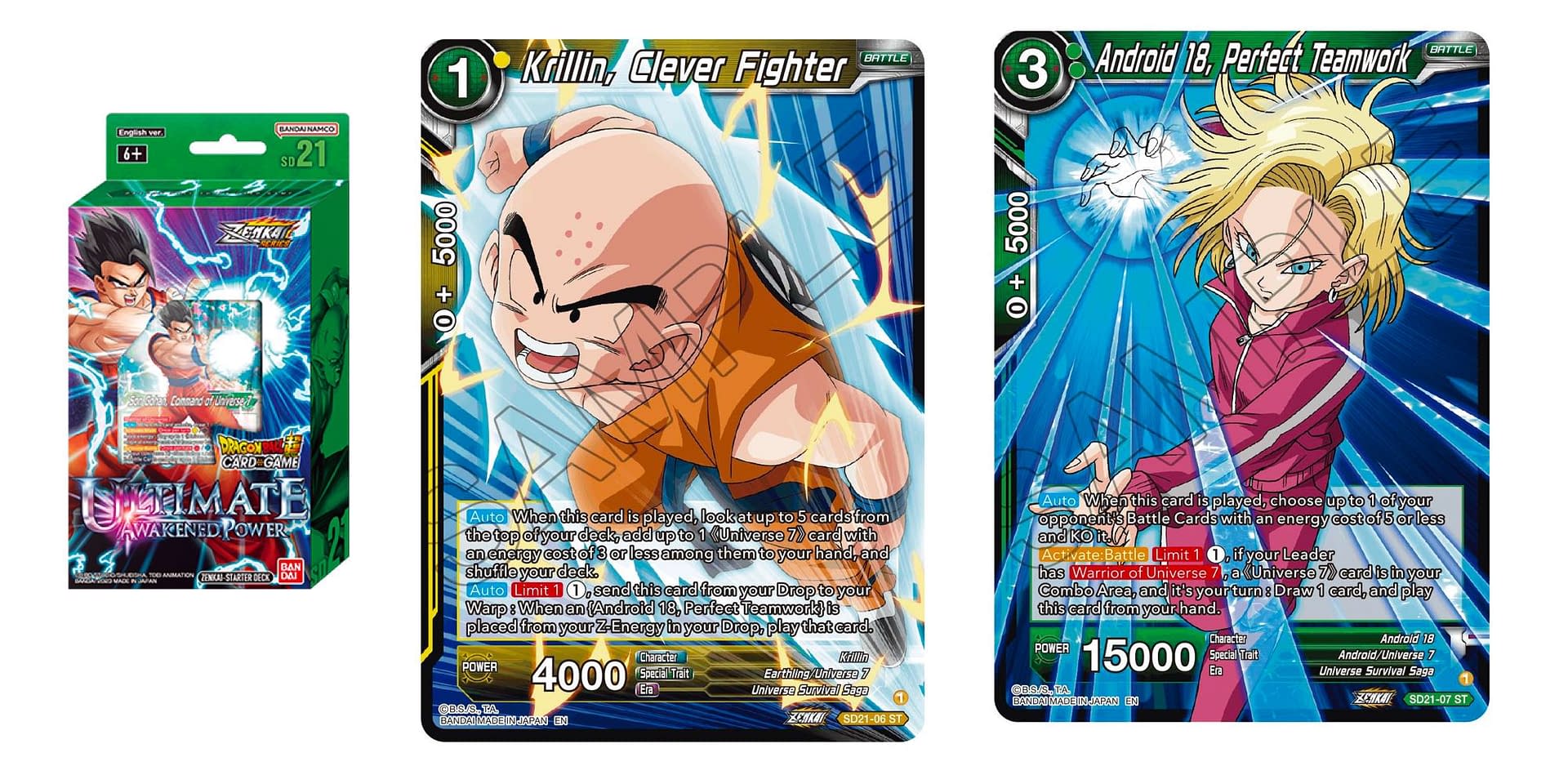 Dragon Ball Super Previews Power Absorbed Deck 18 Krillin