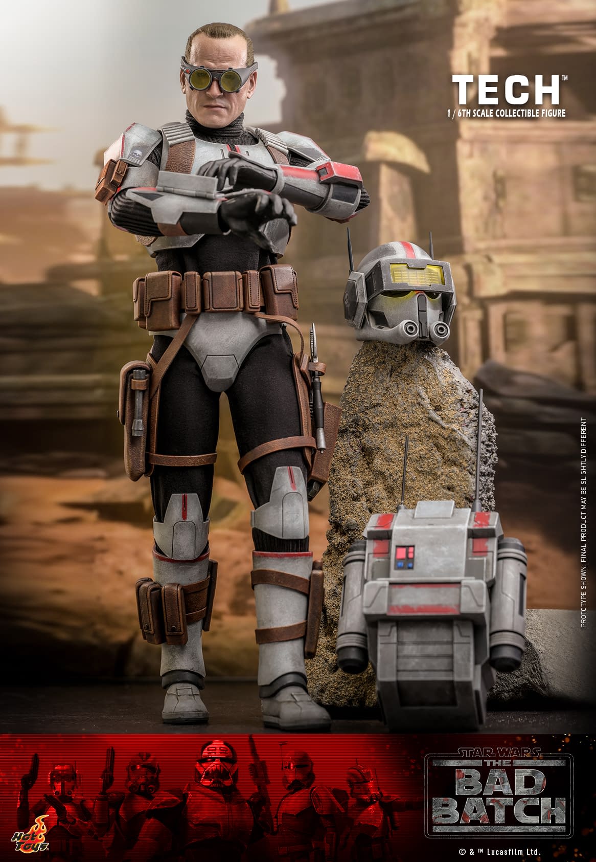 Hot Toys Reveals New Star Wars The Bad Batch Figures With Tech