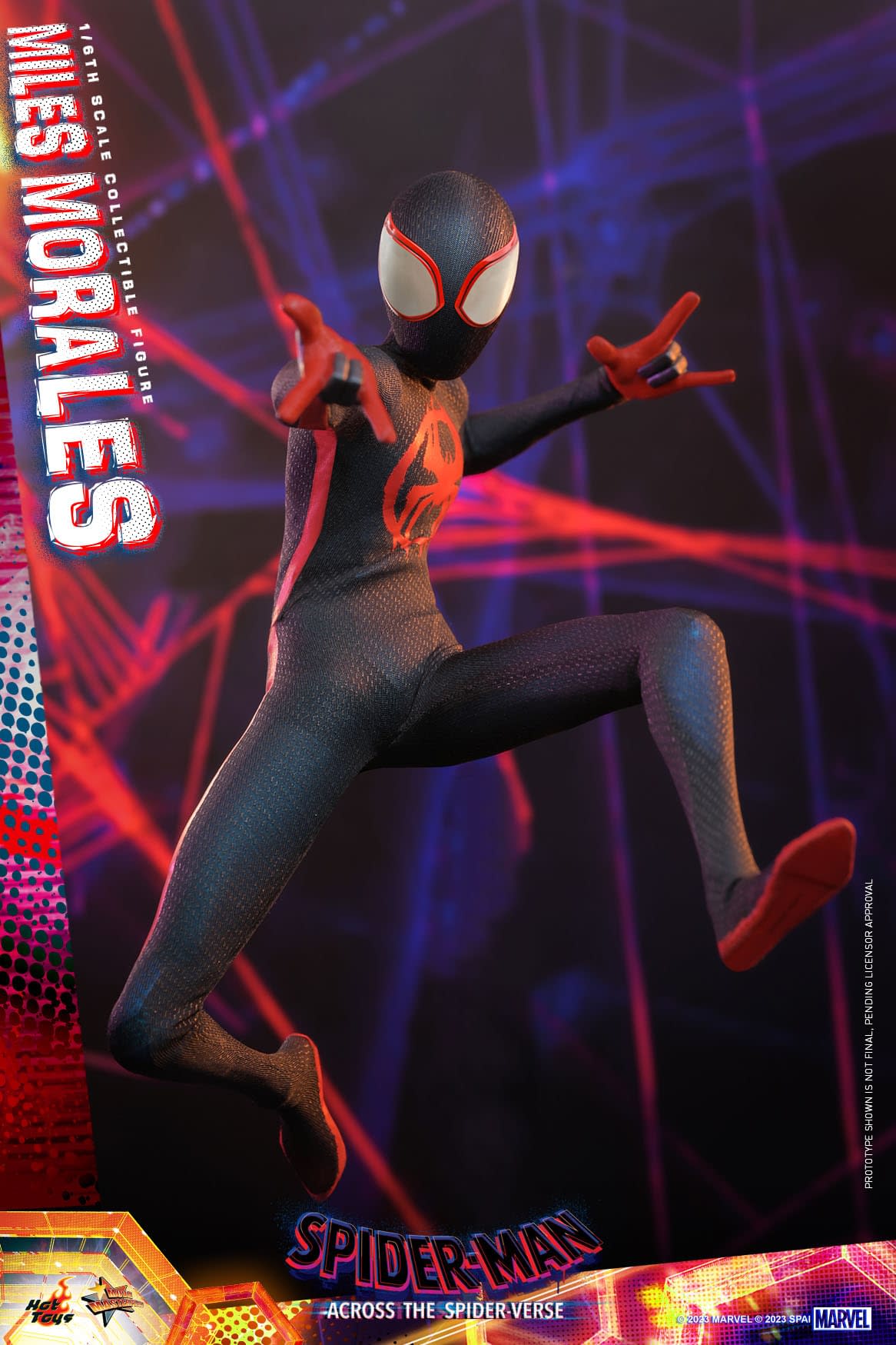 Miles Morales Spider Man Swing On Into Hot Toys With New FIgure