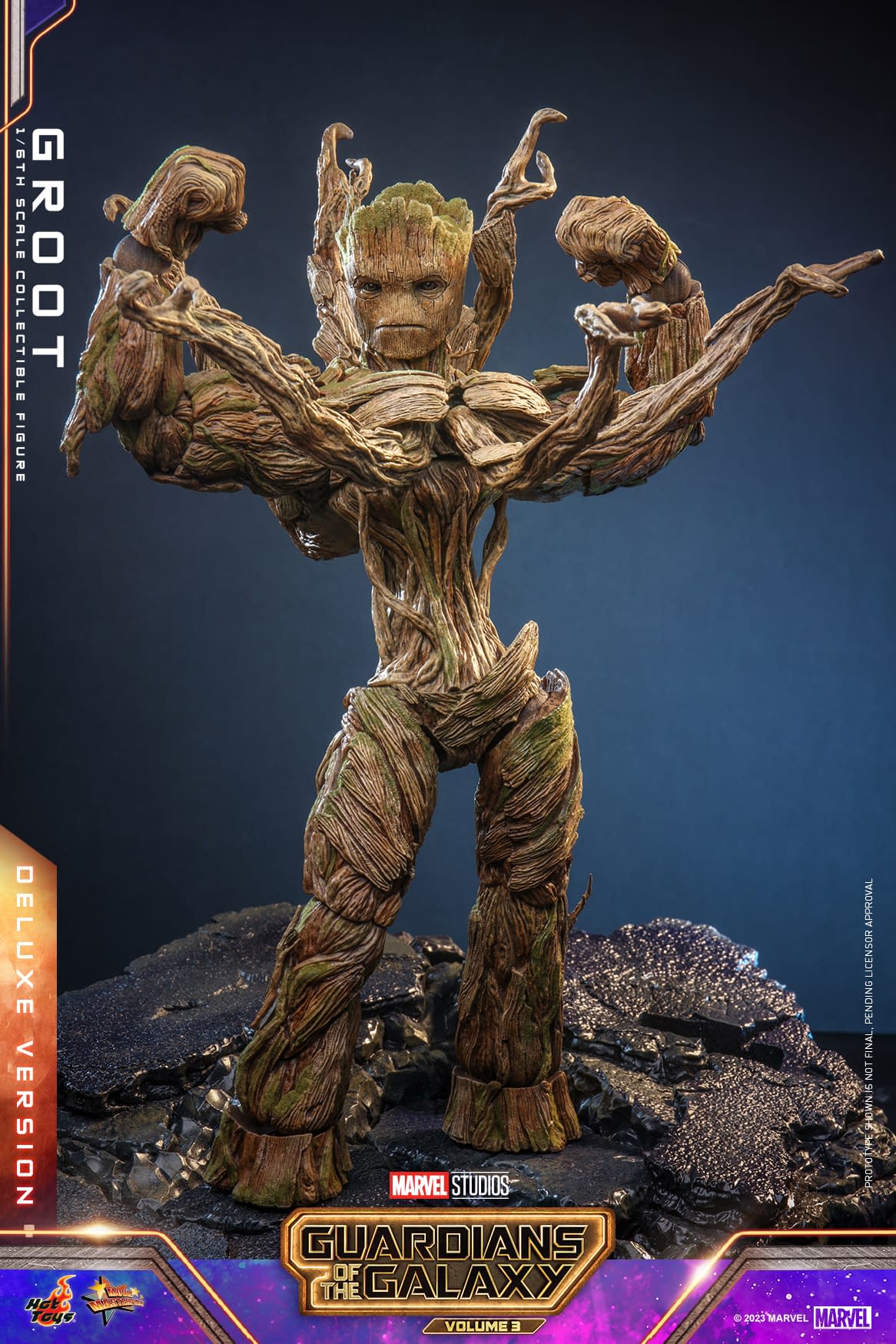 Hot Toys Unveils Guardians Of The Galaxy Vol 3 Groot 1 6 Figure