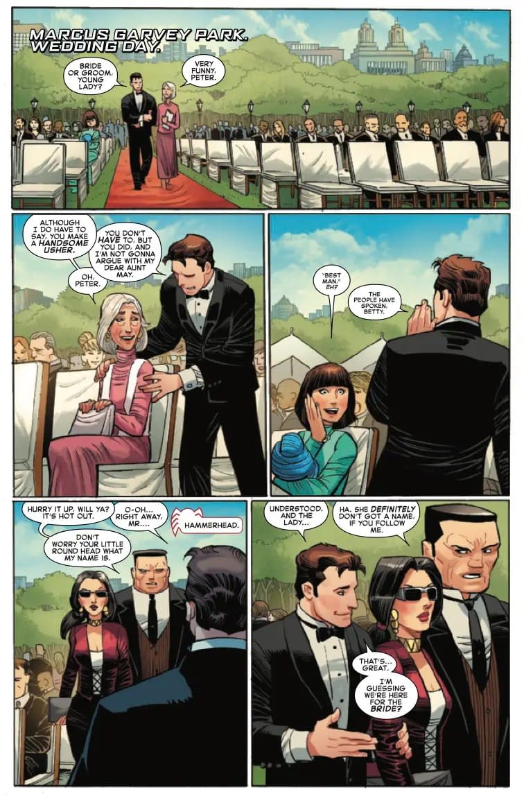 Amazing Spider Man Preview Somebody S Getting Married