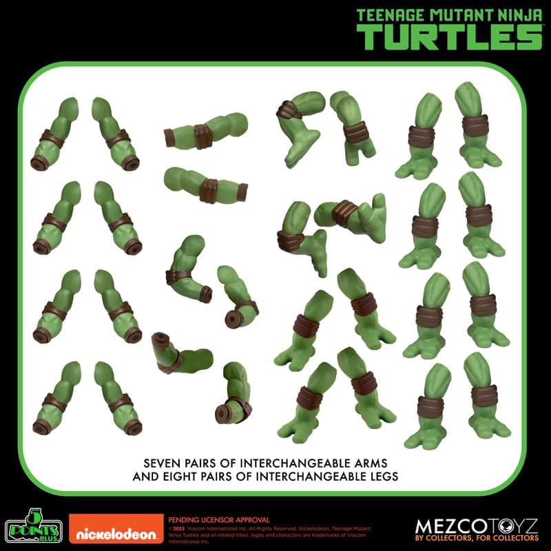 Mezco Toyz Debuts New Teenage Mutant Ninja Turtles Points Set