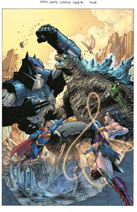 Sneak Peek At Superman Hitting Godzilla In New Dc Comic