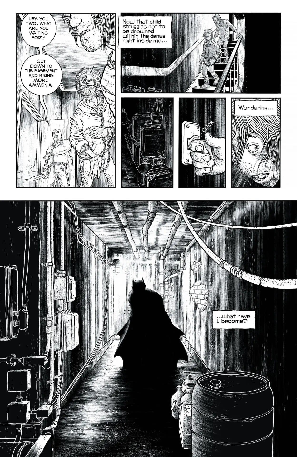 Batman Gargoyle Of Gotham Noir Preview Now With Less Color