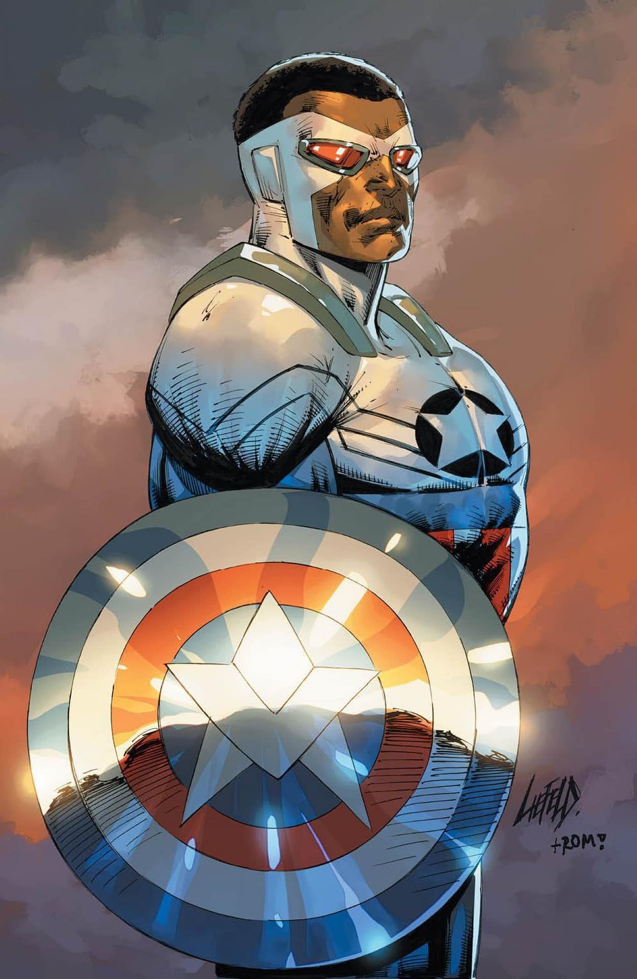 You Can Own The Original Art To Rob Liefelds Captain America Breasts