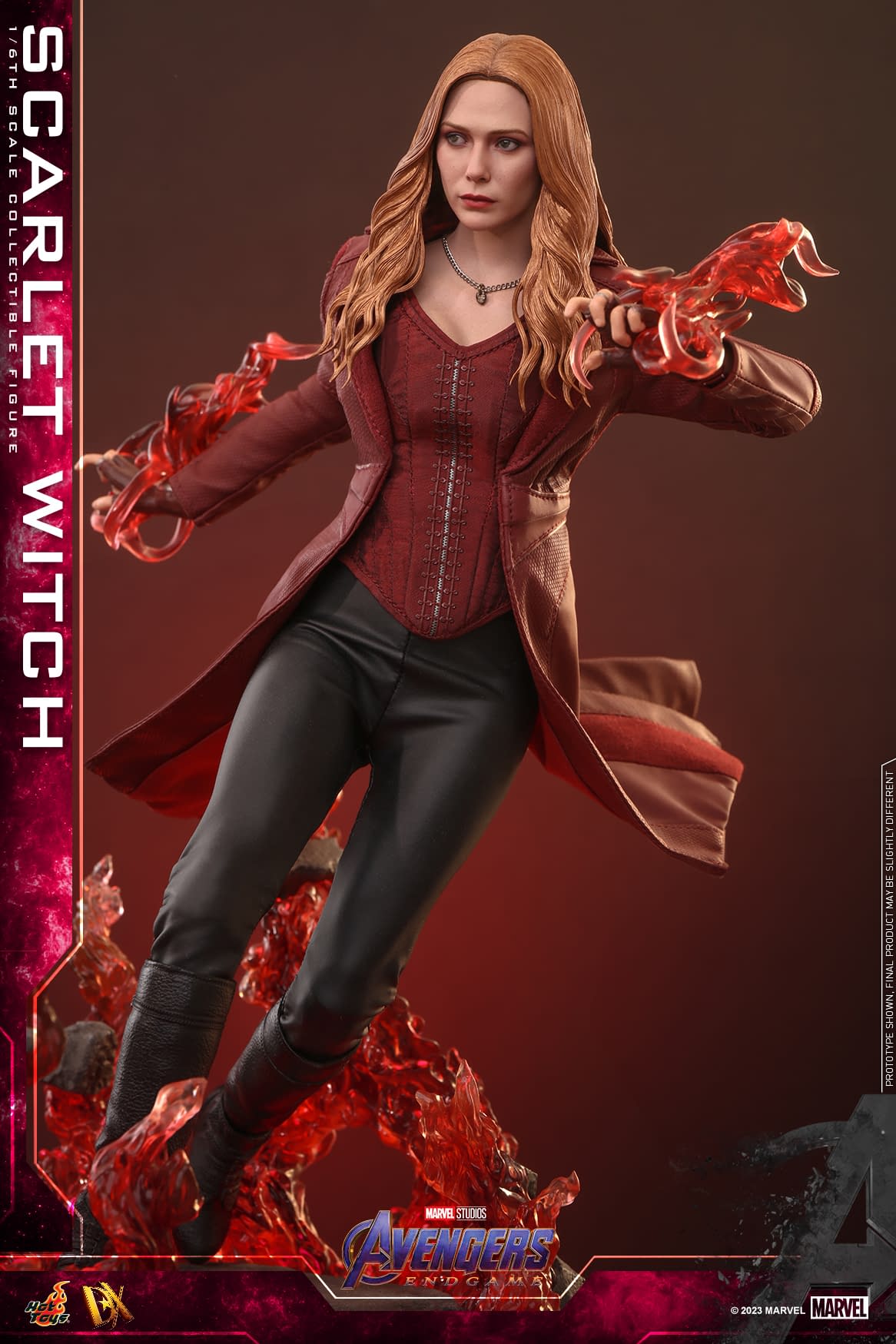 Unleash Some Chaos With Hot Toys New Scarlet Witch Endgame Figure