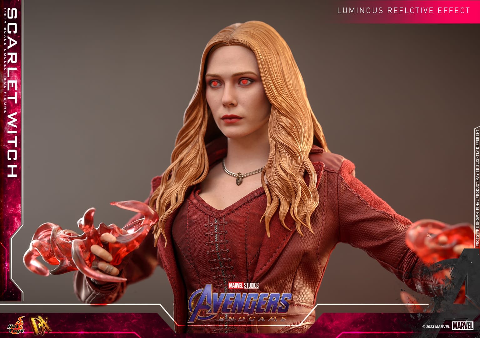 Unleash Some Chaos With Hot Toys New Scarlet Witch Endgame Figure