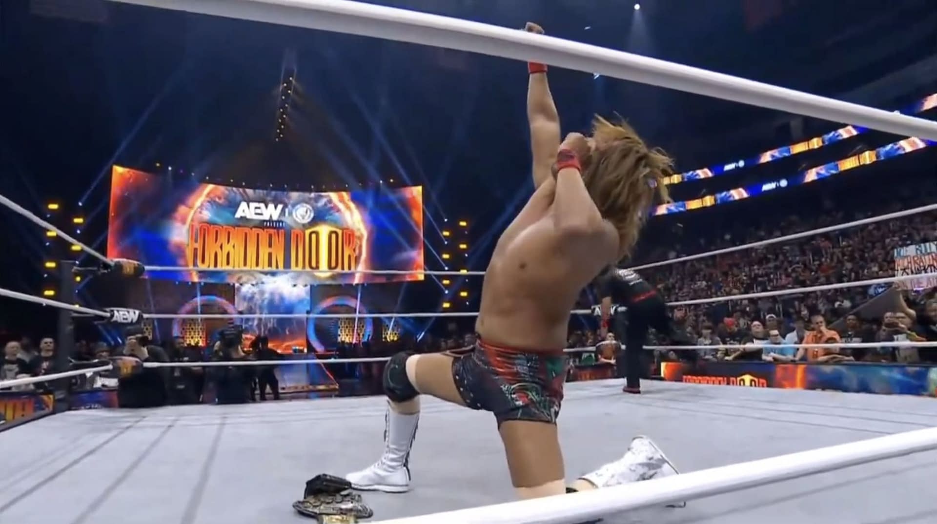 Tetsuya Naito Wins Iwgp Title From Jon Moxley At Forbidden Door