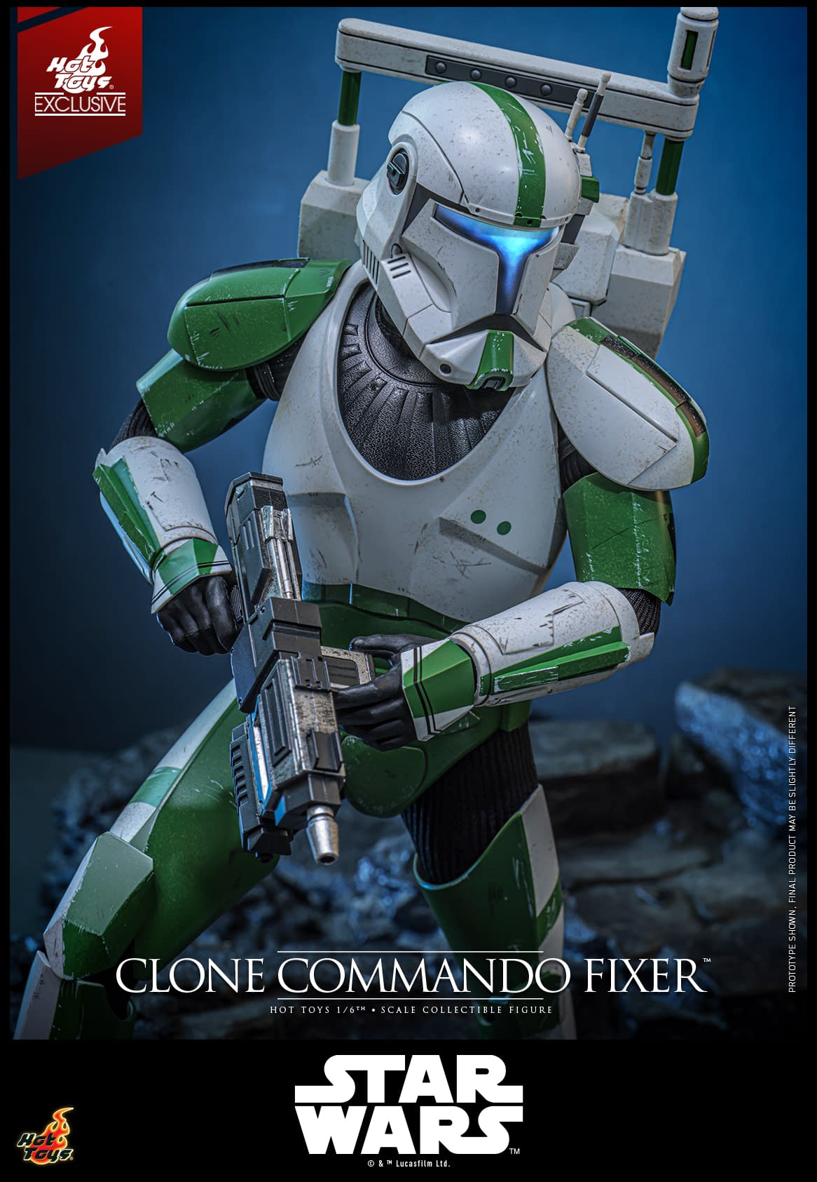 Hot Toys Announces Exclusive Star Wars Clone Commando Fixer