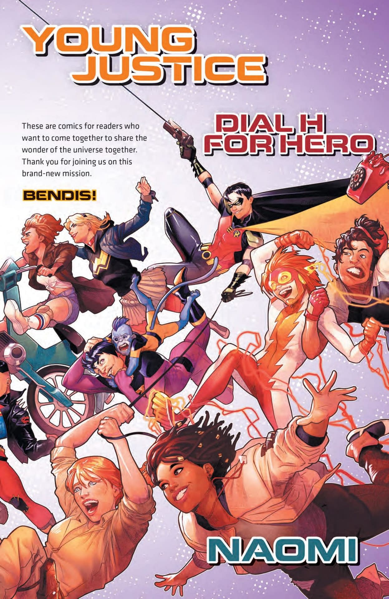 DC Comics Change Young Justice #1 Cover to Feature the Girls as Well as The Boys