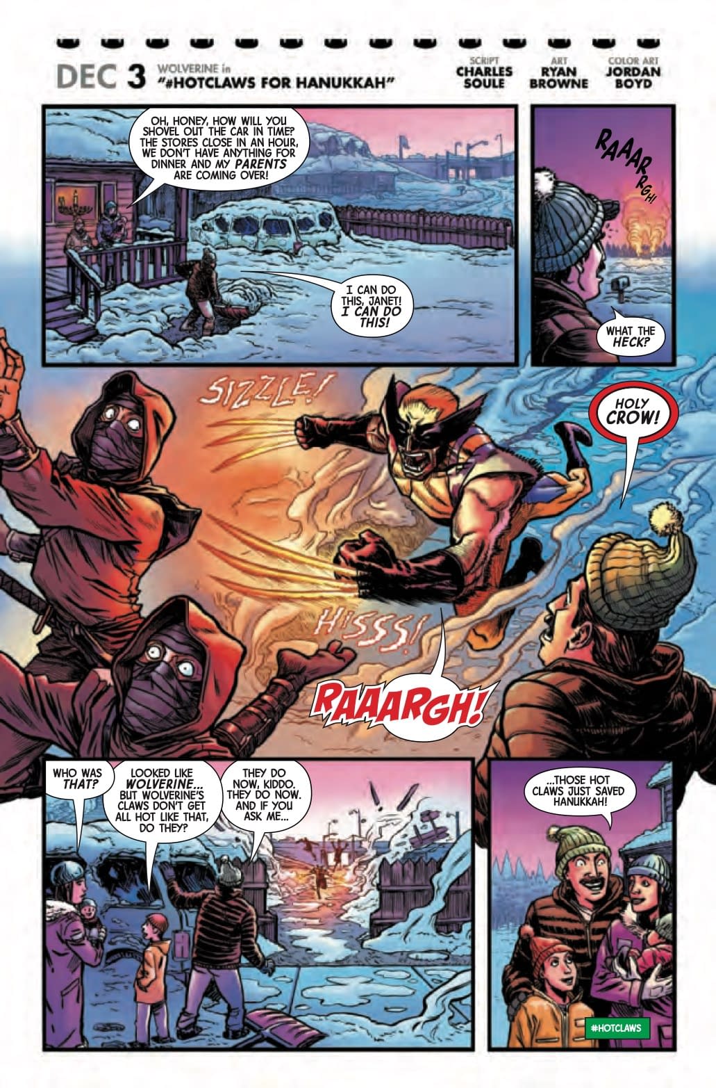 #HotClaws for Hanukkah on #XMenMonday