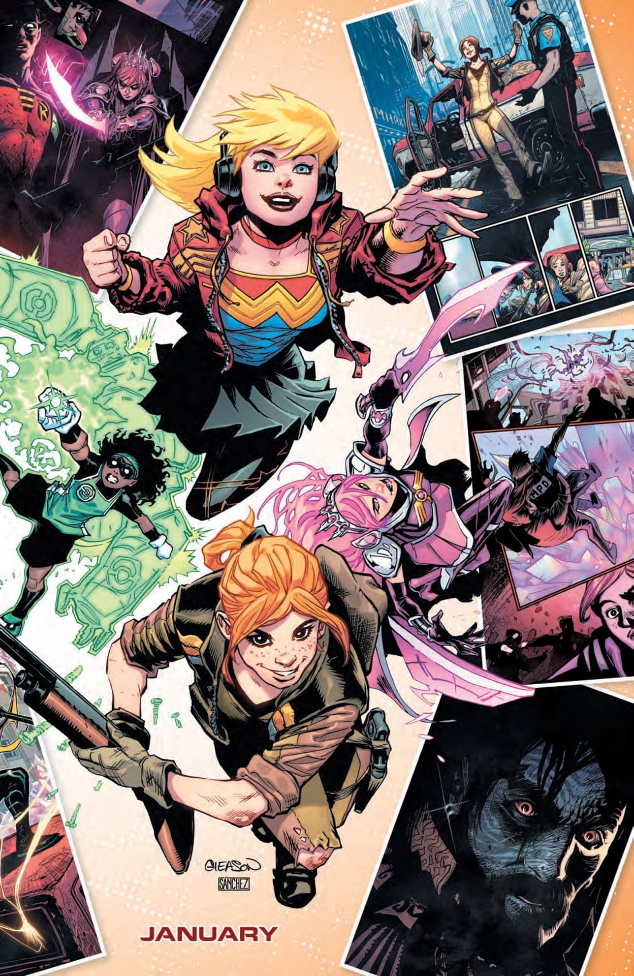 DC Comics Change Young Justice #1 Cover to Feature the Girls as Well as The Boys