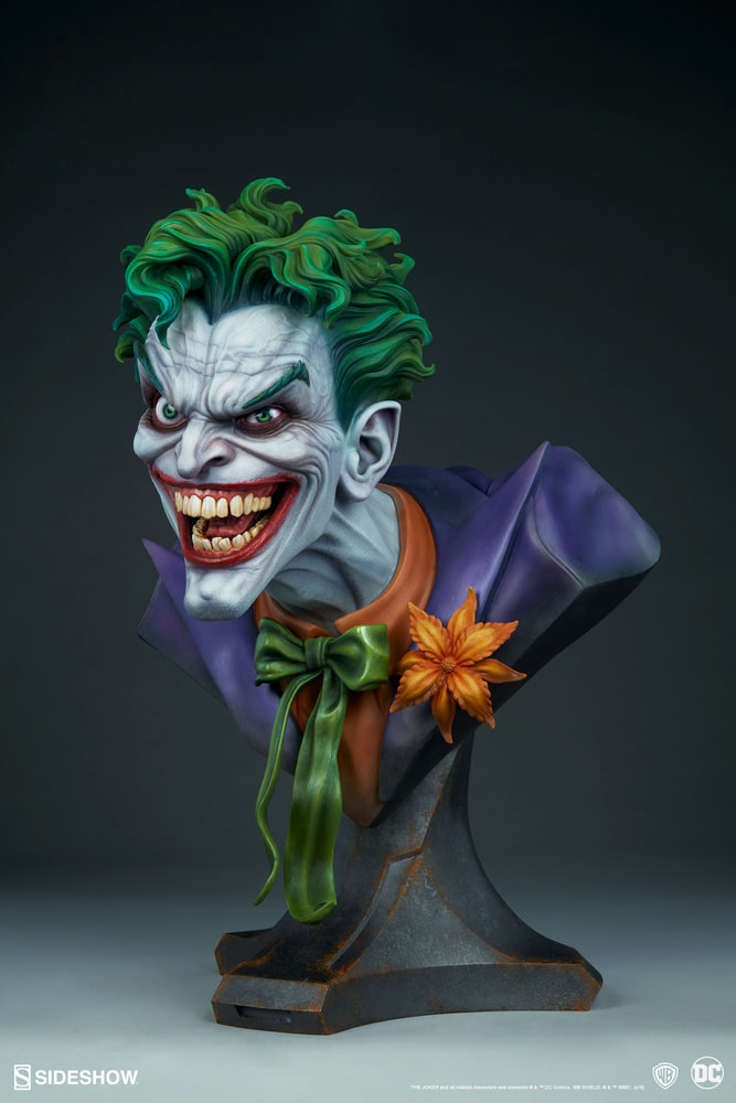 sideshow joker life size bust