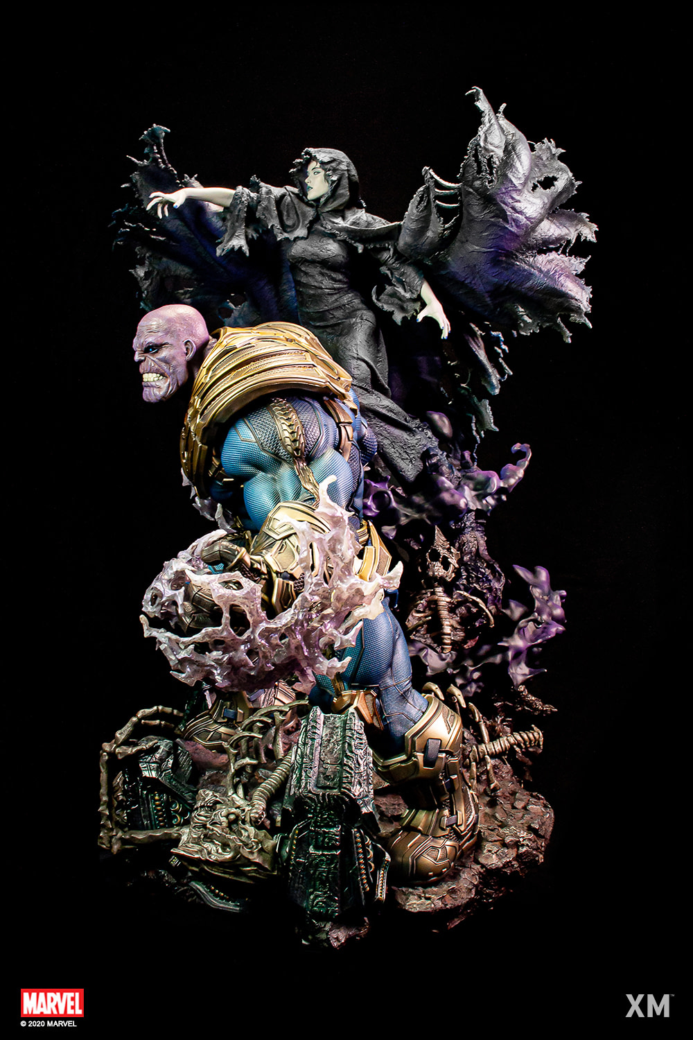 thanos and lady death statue