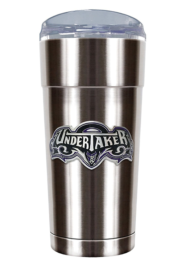 Undertaker stainless steel WrestleMania tumbler