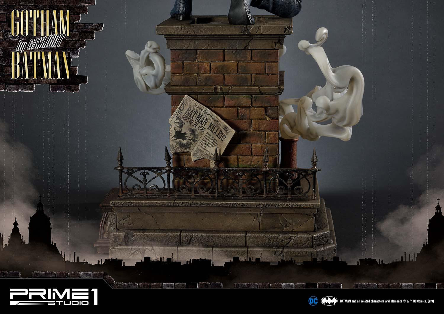 batman gotham by gaslight statue