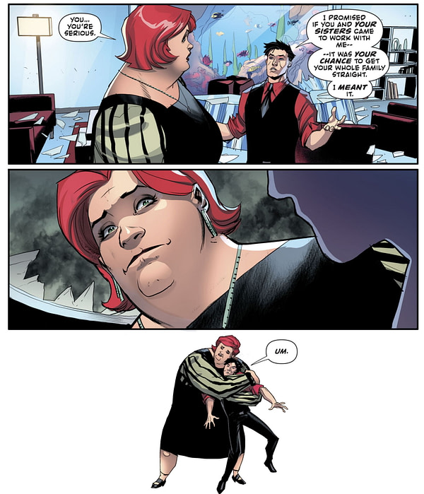 The Transformation Of Suzie Su in Red Hood: Outlaw #42 (Spoilers)