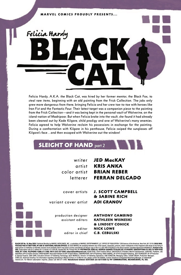 Black Cat #10 [Preview]