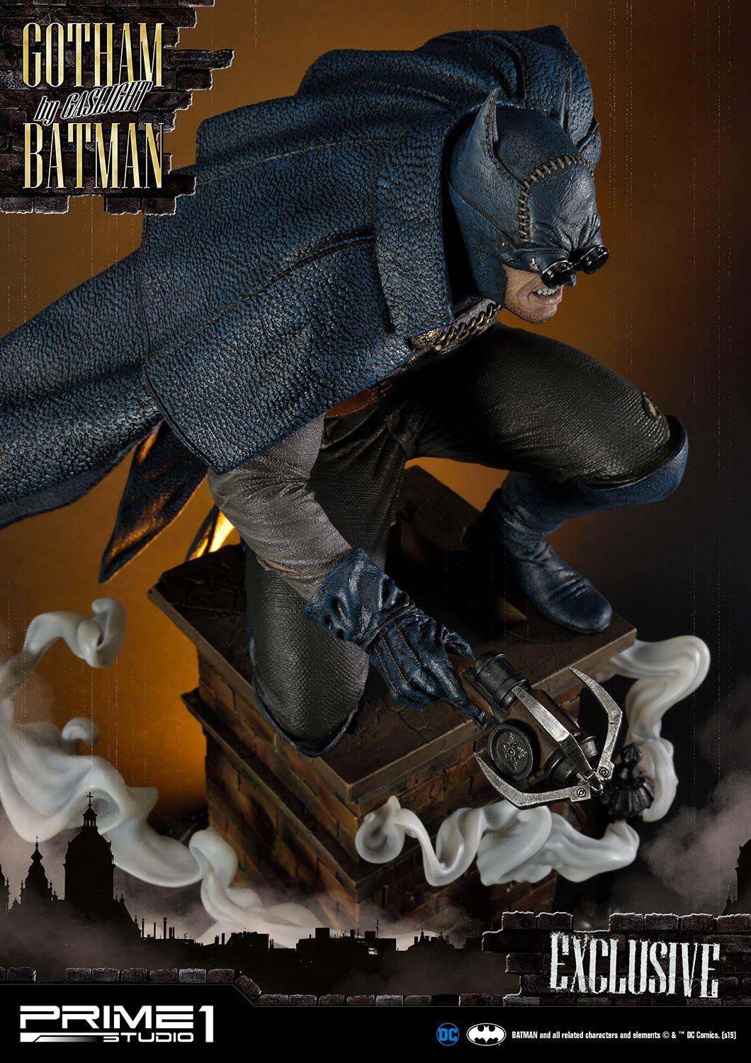 batman gotham by gaslight statue