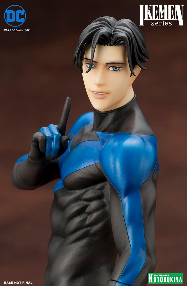 dc comics nightwing ikemen statue