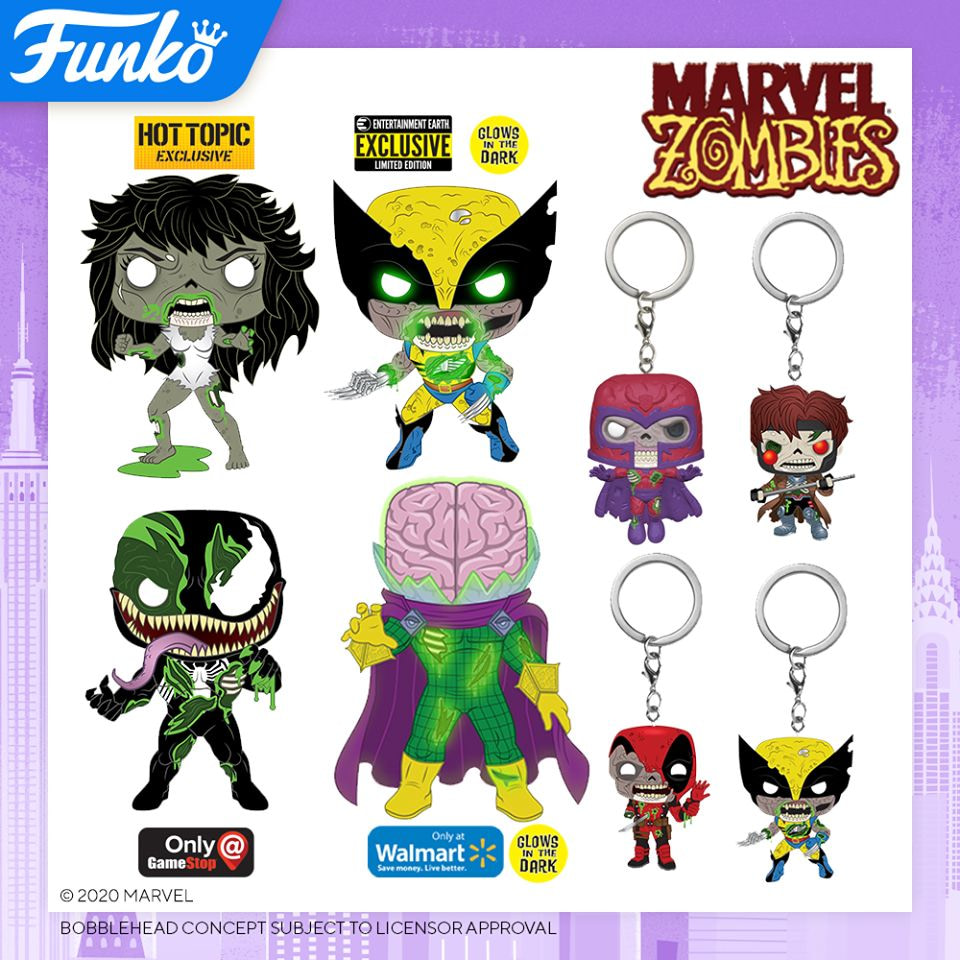 Funko Pop New York Toy Fair 2020 Reveals - Marvel Zombies